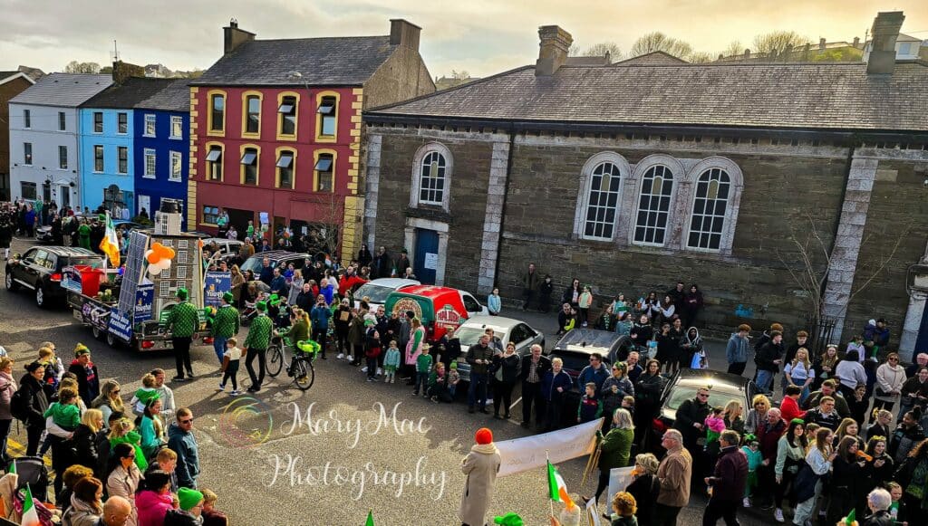 Grand Marshal Ken Brookes leads the way on Patrick's Day 2