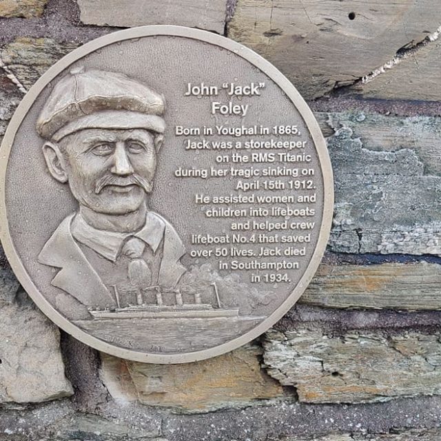 Plaque to honour John ‘Jack’ Foley erected.