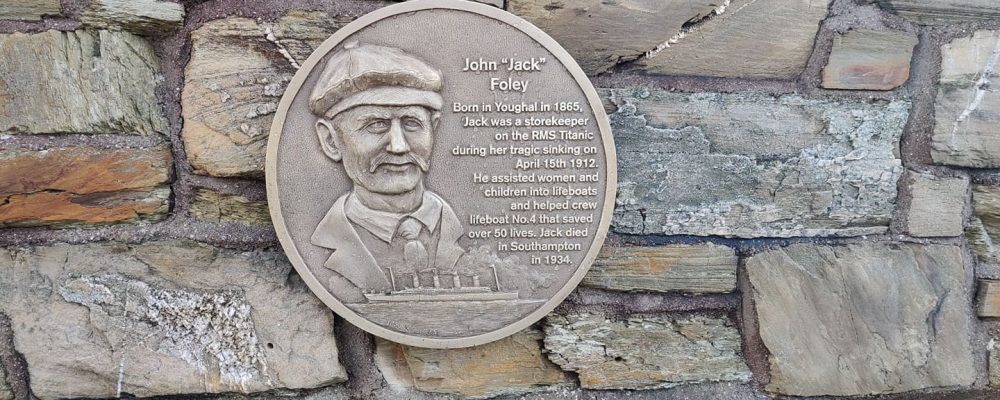 Plaque to honour John ‘Jack’ Foley erected.